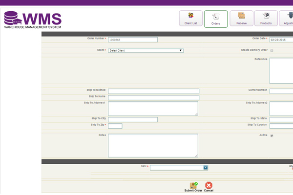 WMS Web App