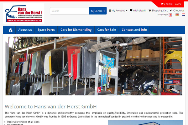 Carshop e-commerce